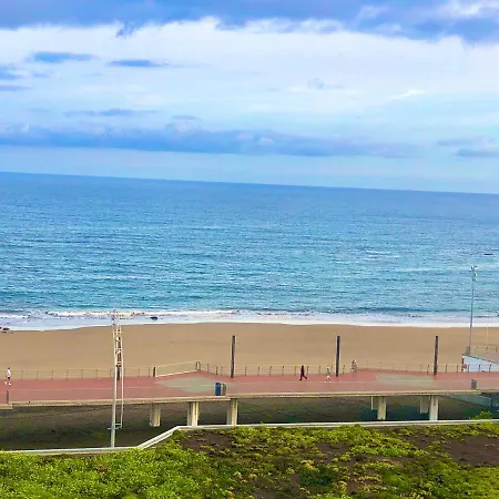 Vistas Mar Playa Las Canteras Primera Linea Wifi Las Palmas Exterior photo
